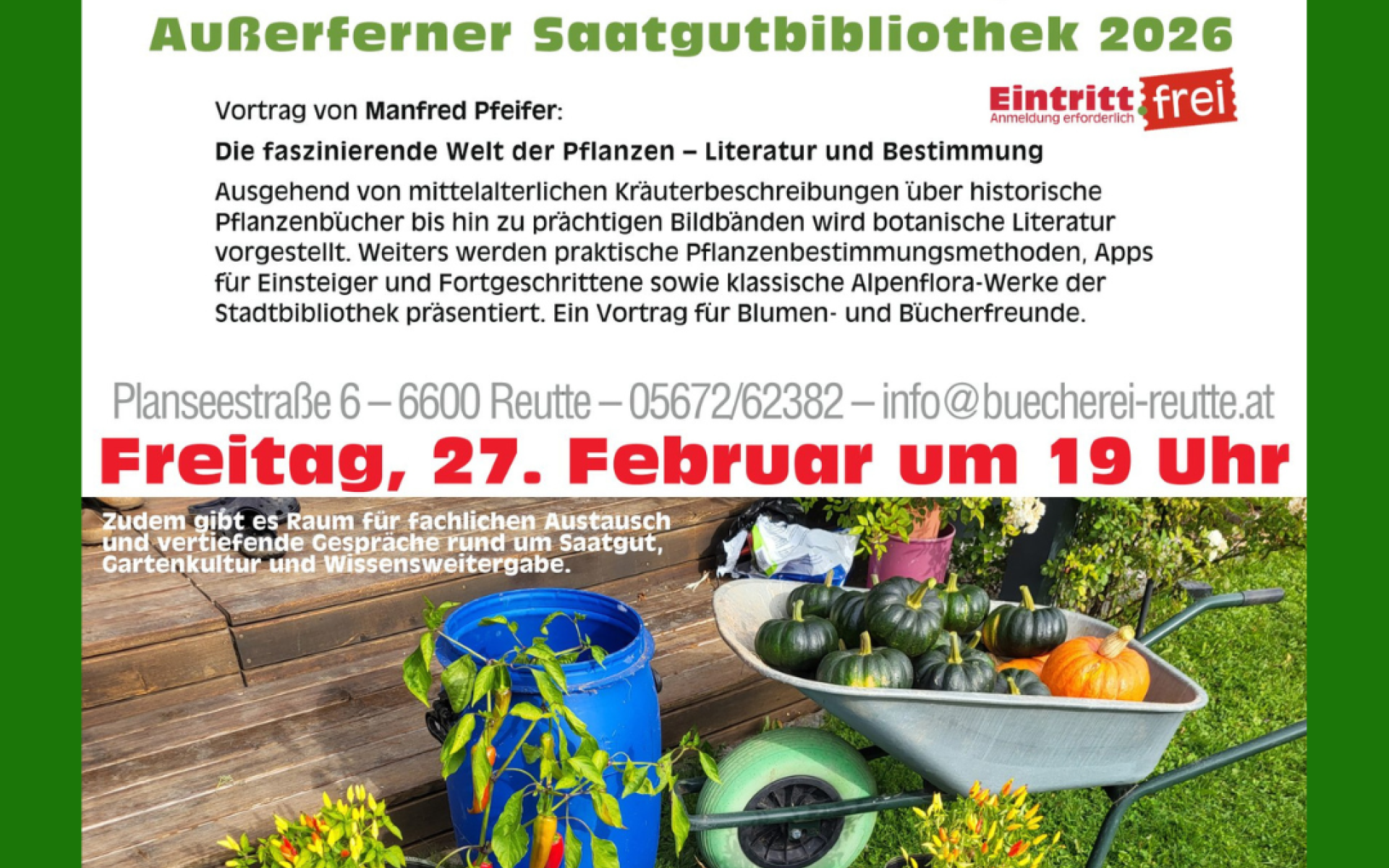 Veranstaltungshinweis